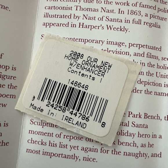 KSD Waterford 135435 Our New Home Crystal Christmas Holiday Ornament Door - Picture 6 of 6